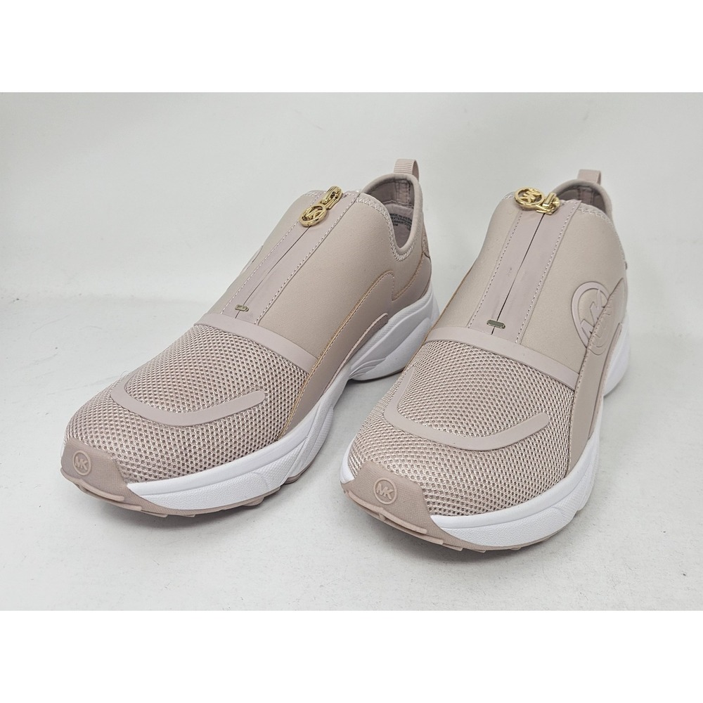 Michael Kors Sami Zip Trainer Fashion Sneakers, Ballet Pink, Women's Sz 9.5M NEW - Picture 3 of 10
